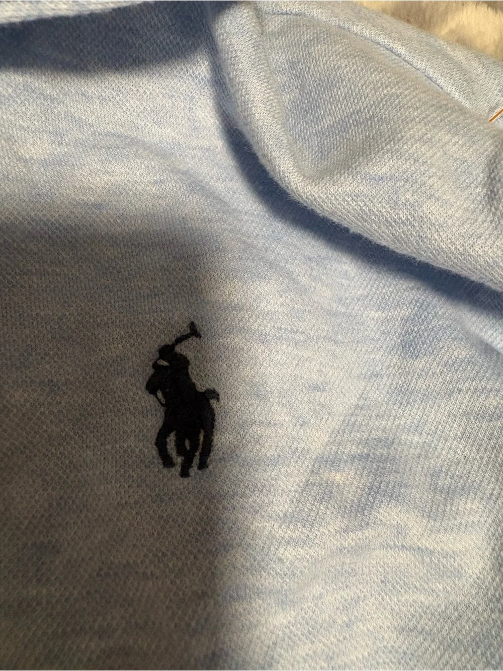 Polo by Ralph Lauren Light Blue Quarter-Zip Pullover